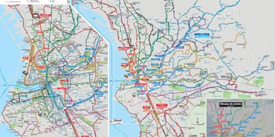 Μασσαλία χάρτη διαδρομών