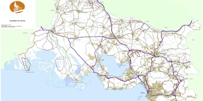 Χάρτης της Μασσαλίας ποδήλατο 